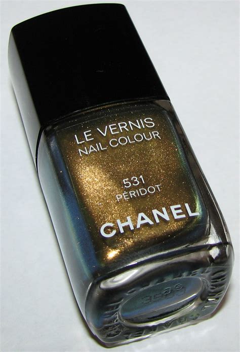 chanel le vernis nail colour 531 peridot|Chanel peridot le vernis.